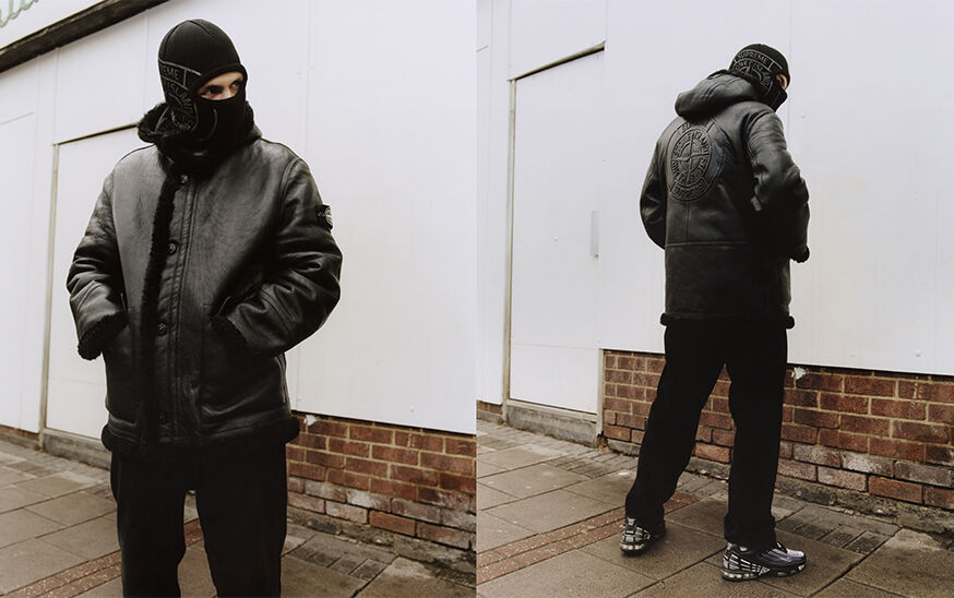 supreme stone island hoodie