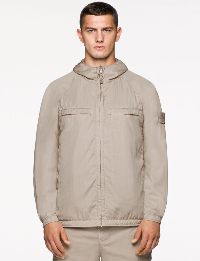 stone island ghost overshirt cream