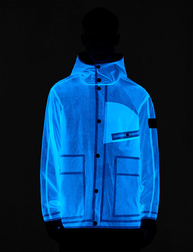 Stone island 2025 transparent jacket