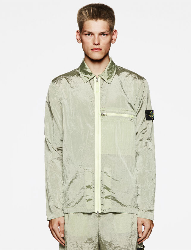 Stone island nylon 2025 metal watro overshirt