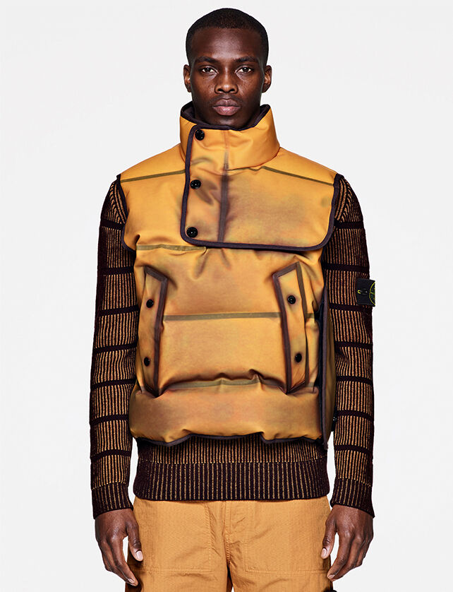 Stone island 2025 orange coat