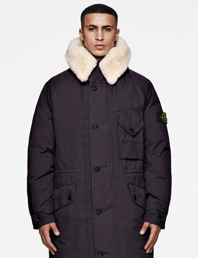 Stone island david tc hotsell short parka